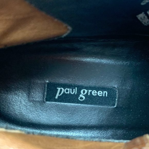 PAUL‎ GREEN Nicole Nut Suede Side Zip Booties - Picture 2 of 11